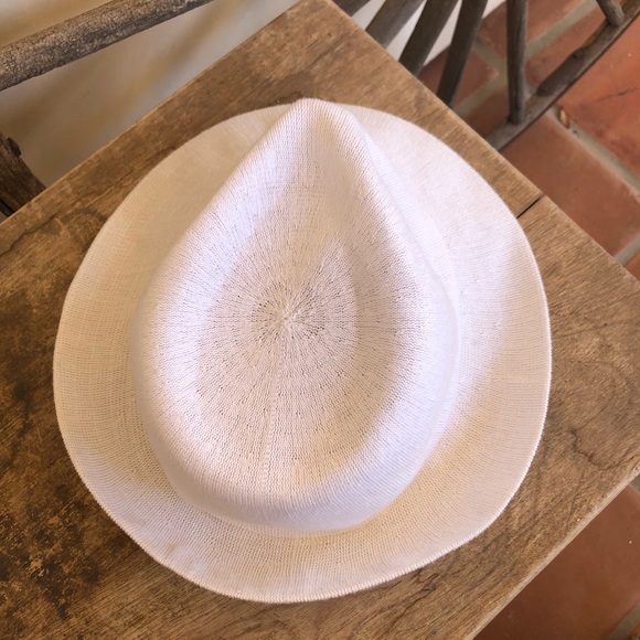 SOLD—KANGOL Rare Arnold Trilby Bamboo Fedora Hat - Picture 5 of 8